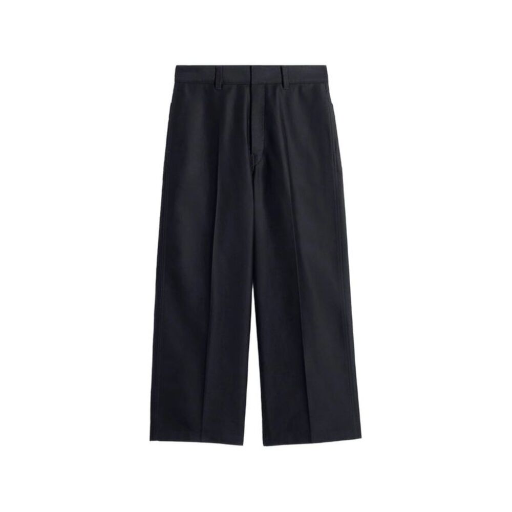 Lemaire Black Trousers - Wide-Leg Trousers Men